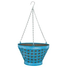 14″ Marrakesh Hanging Basket with Jute AquaSav liner