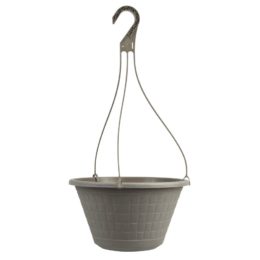 12″ Haywood Hanging Planter with plastic hanger