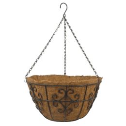 14″ Bel-Air Hanging Basket with AquaSav™ Coco Liner and Chain