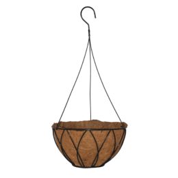 16″ Lotus Round Hang. Planter with hanger