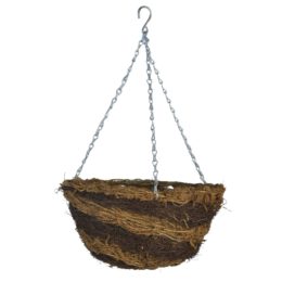 14″ Rd. Hanging Basket w/ chain