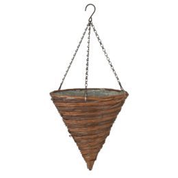 14″ Warm Brown Woodland Cone w/ Dark Brown Chain