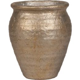 Live Green™ Metallic Cement 5 in. Jug Planter