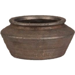 Live Green™ Metallic Cement 6.75 in. Urn Bowl Planter