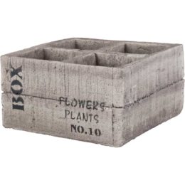 Live Green™ Cement Crate 7 in. Planter