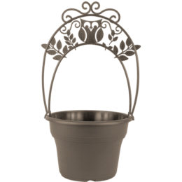 Panterra 10 in. Owl Trellis Planter