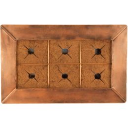 17.5 in. Rectangle Vertical Wall Planter with AquaSav™ Coco Liner and Frame