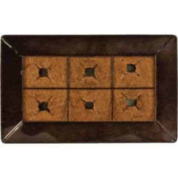 17.5 in. Rectangle Vertical Wall Planter with AquaSav™ Coco Liner and Frame – Grower Pack