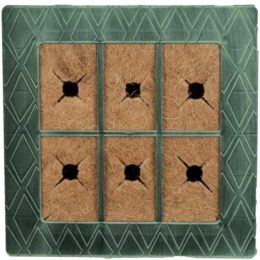 Elstra 10 in. Small Wall Planter with AquaSav™ Coco Liner and Frame – Grower Pack