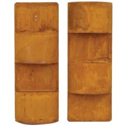 Live Green™ 6 in. Stacking Tin Wall Planter (Set of 2)