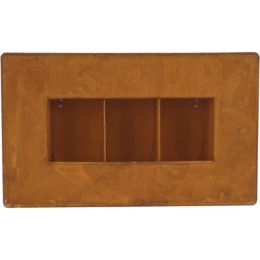 Live Green™ 18 in. Plated Rectangle Wall Planter
