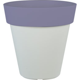 Mela Bicolor 20 in. Round Patio Planter