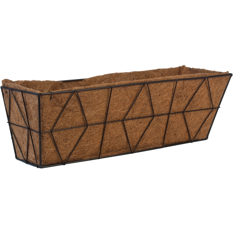 oros 24 in. window deck planter with aquasav ™ coco liner and