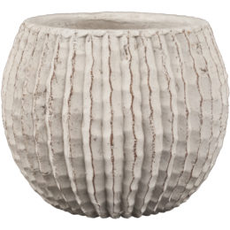 Live Green™ Crest Cement 6.75 in. Planter