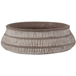 Live Green™ Sedona Cement 11 in. Dish Planter