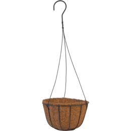 Grower 8 in. Hanging Planter with AquaSav™ Coco Liner and Wire Hanger