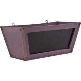 Provence 15 in.  Wood Wall Planter with chalkboard