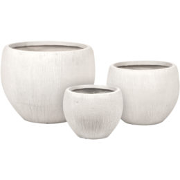 Origins Lida 11.75 in., 15.5 in., and 20 in. Bowl Patio Planter (Set of 3)