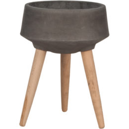 Origins Rand 11 in. Dish Stool Planter