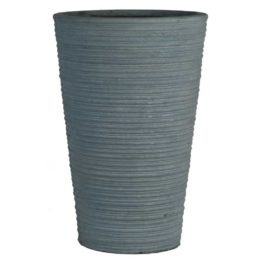 Origins Canna 16 in. Fiberclay Tall Round Planter